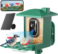 Bird Feeder with Camera Outdoor Solar: Smart Birdfeeder with AI Recognition - 2K HD Live Stream Video Camera for Outside
