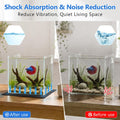 31.5 x 15 x 0.2 Inch Aquarium Mat 2Pcs, Thick Shock Absorbing Fish Tank Pad, Waterproof Non-Slip Base Cushion for 20 Gal