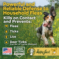 Happy Jack Flea and Tick Powder for Dogs & Puppies, Odorless, 5 oz