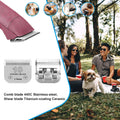 10# Dog Grooming Ceramic Blades,Compatible with Andis,Oster A5,Wahl KM10