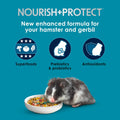 Kaytee Forti-Diet Pro Health Nourish+Protect Hamster Food & Gerbil Food