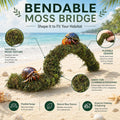 HERCCOCCI Hermit Crab Accessories, Hermit Crab Toys Flexible Climbing Bridge Reptile Hammock Habitat Decor for Hermit Cr