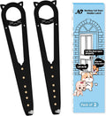Neobay Cat Door Latch with Stabilizer, Keeps Dogs Out of Litter Box