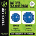Starmark Easy Glide DuraFoam Flying Disc Dog Toy, Color Varies 11"