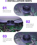 SEAOURA UVB Light for Reptiles with Dimming (Black)