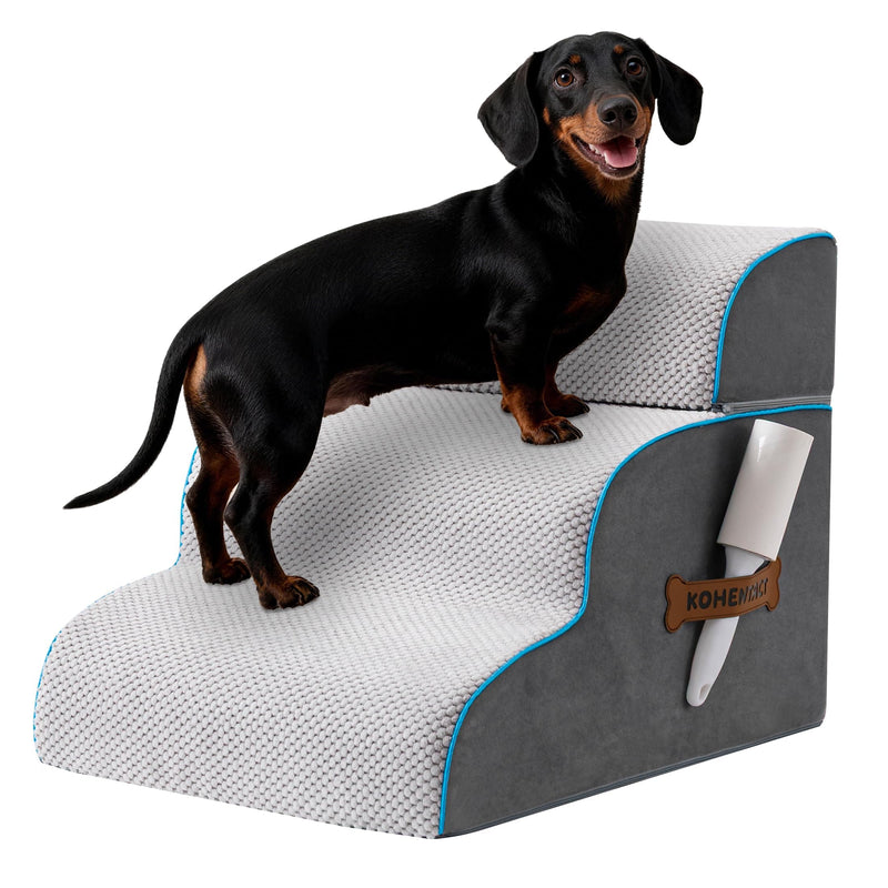 Kohentact Dog Stairs, Steps and Ramp for High Bed & Sofa, 13-24