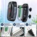 FREESEA Adjustable Turtle Tank Heater: Precise Temperature Control 64-95℉