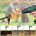 Dog Tie Out Stake, Heavy Duty 360°Swivel Dog Outside Lead Cable, Screw in Spike Auger Ground Stake Anchors with Power Nu