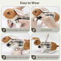 AIITLE Adjustable Soft Harness with Leash for Rabbits, Beige S