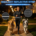 Philorn Hands Free Dog Leash for 2 Dogs, Adjustable Waist Leash for Medium Large Dogs Walking, Running, Jogging, Hiking, Dual Handles and Durable Bungee