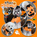Dog Halloween Sweater Soft Fleece Puppy Cat Fall Winter Clothes Cute Pumpkin Halloween Dog Costumes with Sleeves Funny D