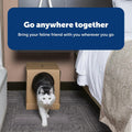 PetSafe Disposable Litter Box with Litter - Collapsible, No-Mess Box with Reliable, Leak-Proof Protection & Superior Odor Control - Includes 4.3 lb Bag Crystal Pebbles & 8 Disposable Scoops