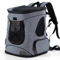 Petsfit Pet Backpack Carrier with Upgrade Waist Cushion Design to Better Fit the Waist, Suitable for Small and Medium Cats, and Rabbits up to 18 Pounds