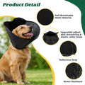 Soft Dog Cone Collar,Adjustable Elizabethan Anti-Lick Pet Recovery Collar