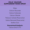 Zilla Reptile Calcium Supplement Spray, 8 Fluid Ounce