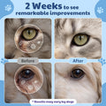 Pet Eye Wipes for Dogs & Cats, Hypoallergenic & Gentle (Blueberry)