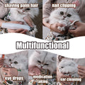 CKNCY 27.6" Cat Grooming Wrap Cat Wrap for Cutting Nails Cat Restraint for Nail Clipping Cat Swaddle Wrap Cat Burrito Wrap L(Within 15lbs) Anti-Scratch Anti-Escape Multifunctional Pet Tool