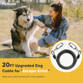 Petbobi Heavy Duty Dog Tie Out Cable, 20ft for Large Dogs Up to 300Lbs