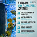 55 Gallon Fish Tank Filter to 100 Gallon Fish Tank Filter | Silent Fish Tank Filter | Large Fish Tank Filter | Submersib