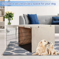Deblue Dog Crate Cover, Durable Polyester Indoor Pet Kennel Cover
