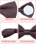 PET SHOW 5 Pack Dog Bowties Plaid for Large Dogs Slide on Collar