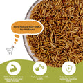 5LB Dried Black Soldier Fly Larvae for Chicken, Poultry, Wild Birds,No Additives, 100% Natural Non-GMO, More Calcium Chi