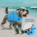 Queenmore Large Dog Life Jacket, High Floating Dog Life Vest for Swimming