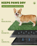 Powools Grass Pad for Dogs Potty, 3-Layer Reusable, Washable, 30 x 20 in