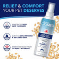 TropiClean OxyMed Hot Spot Treatment for Dogs, Medicated Dog Itching Skin Relief Spray, Anti-Itch Spray Quickly Soothes Skin Irriration, Alleviate Scratching, Chewing & Licking, Safe for Cats, 8oz