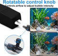 Uncle Yang Aquarium Air Pump 1W Adjustable Quiet Aquarium Aerator