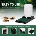 500ml Cricket Reptiles Water Feeder Reservoir Keeper, 2-in-1 Automatic Water Dispenser with Unique Sponge Pad Design for