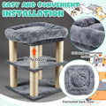 Abbylike 2 Pcs Cat Tree Replacement Bed Covers