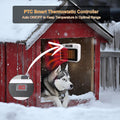 Dog House Heater with Smart Thermostat 300W/600W Chicken Coop Heater for Outdoor/Indoor Winter