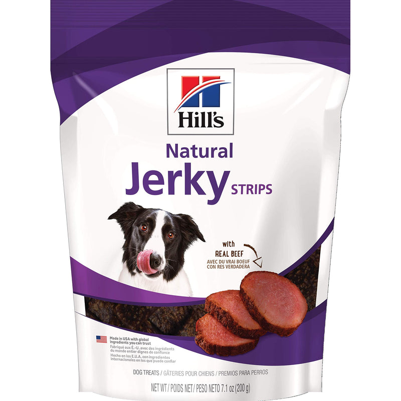 Hill's Natural Jerky Strips Dog Treats, Beef, 7.1 oz. Bag
