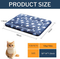 Fogkiss Dog Bed Mat, Reversible Crate Pad & Cute Dog Bed - Machine Washable Kennel Mat with Ultra Soft for Small Dogs & Cats