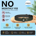 GPS Tracker for Dogs, Dog GPS Tracker, Pet Location Tracker with Collar, Real-Time Tracking, No Monthly Fee or Subscript
