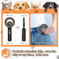 Symcode Pet Microchip Scanner RFID EMID Micro Chip Reader with 1.44IN TFT Display 134.2kHz 125kHz 15 Digits Pet Chip ID 