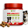 NMN Longevity Soft Chews for Dogs – Beef Flavored – Antioxidant Support for Joint Health, Immune Function, and Cellular Protection – 120 Count