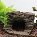 Reptile Rock Basking Platform, Gecko Hide Cave Hiding Place, Snake Cave and Hides for Reptiles, Amphibians, and Small An