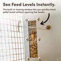 RAC Paws by RentACoop 5 lb. Metal Rabbit Feeder