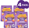 Friskies Purina Surfin and Turfin Favorites Dry Cat Food, (4) 3.15 lb Bag