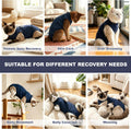 Female Cat Recovery Suit - Snap Closure Spay Onesie