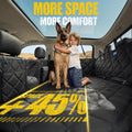 Rorhxia XL Dog Truck Seat Cover for Back Seat with 3 Support Rods