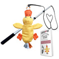 LUCOLOVE Flirt Pole for Dogs Heavy Duty - Multi-Sensory Tough Chase Toy for Medium & Large Breeds – Extra Strong 35" Dog Teaser Wand for Backyard Play, Training and Interactive Fun (Duck)