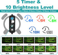 SEAOURA 24/7 Submersible LED Aquarium Light for Plants Fish Tank, 15 Inch