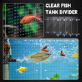 Nuanchu 4 Set Aquarium Divider 11.4 x 9.75'' Acrylic Fish Tank Panels