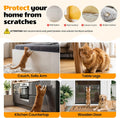 TOKACUTE 200" x 16.5" Anti Cat Scratch Furniture Protector, Single-Sided Sticky Couch Protector from Cats Claws, Couch Corner Guard Under Pet Claws, Thicken Viny Flexible Scratch Deterrent Tape