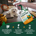 Bundle of Vet's Best Flea and Tick Yard & Kennel Spray, 32oz with Vet's Best Flea and Tick Home Spray for Dogs, 32 oz - 