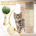 White Sisal Rope for Cat Tree and Scratching Post 5mm 1/5 Inch, 100 Feet