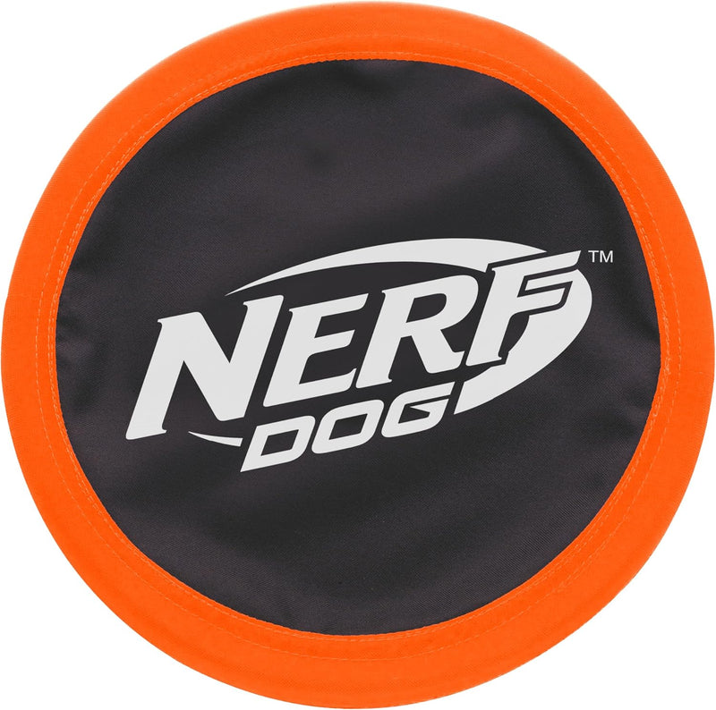 Nerf Dog Zone Flyer Dog Toy, Flying Disc, Lightweight, Durable and Water Resistant, Great for Beach and Pool, 10.5 inch 